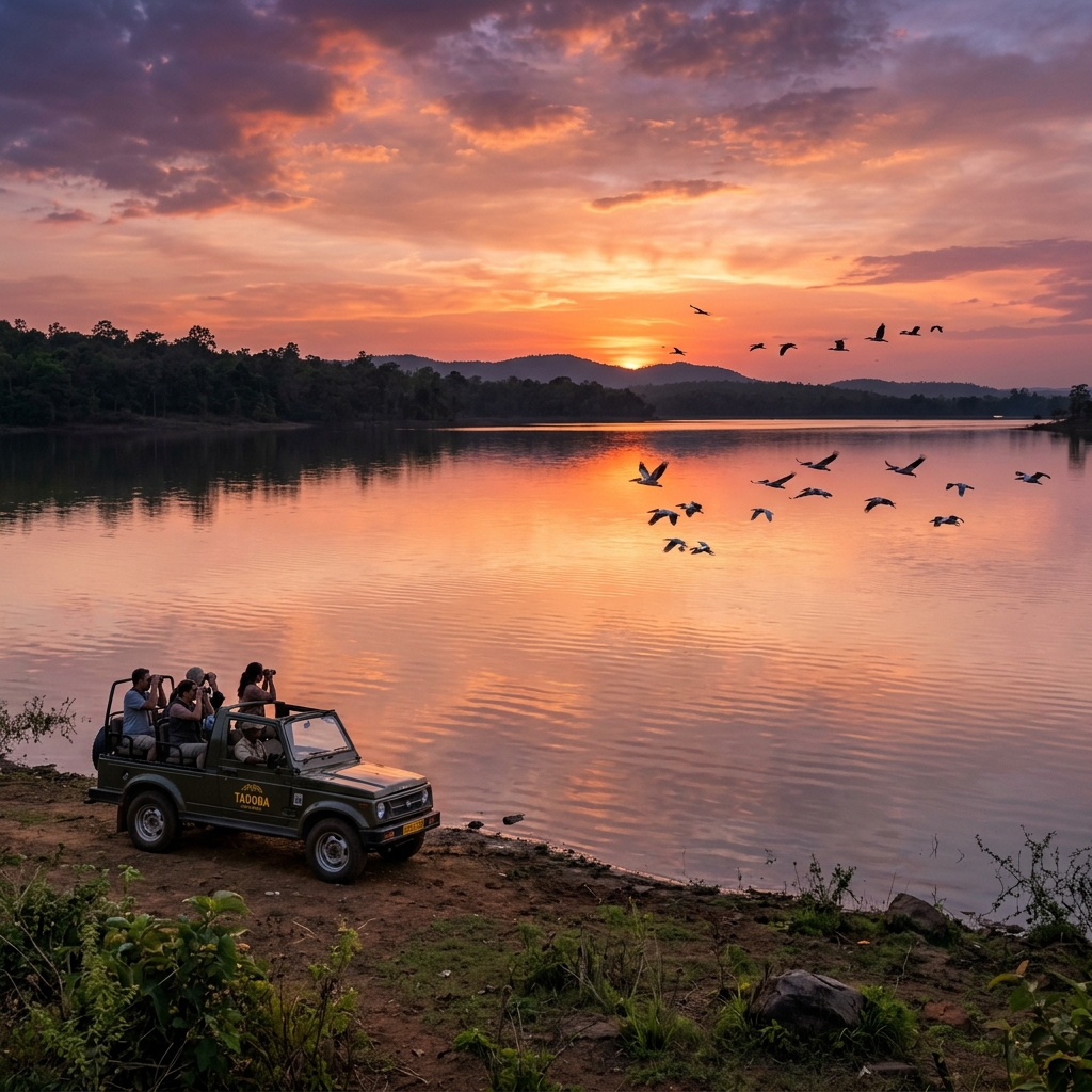 Khutwanda Gate remote buffer zone in Tadoba — unspoilt wilderness